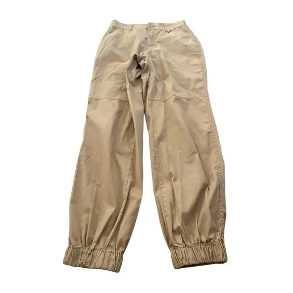 Garage Tan Convertible Hiking Baggy Jogger Pants Size Small - Picture 1 of 6